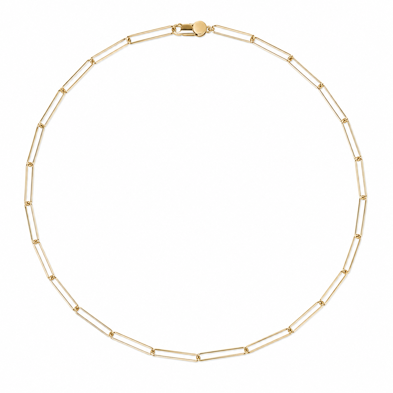 The Elevated Paperclip Necklace