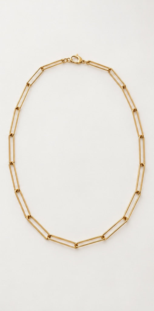 The Elevated Paperclip Necklace
