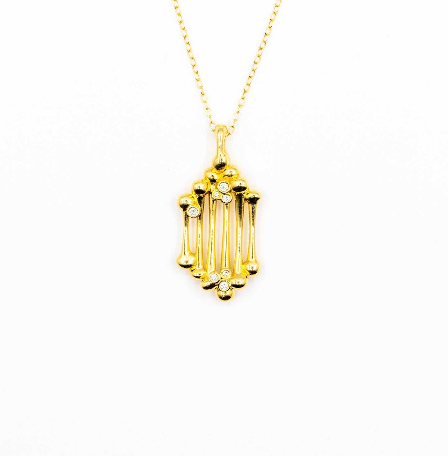 Heritage Chandelier Pendant with Diamonds