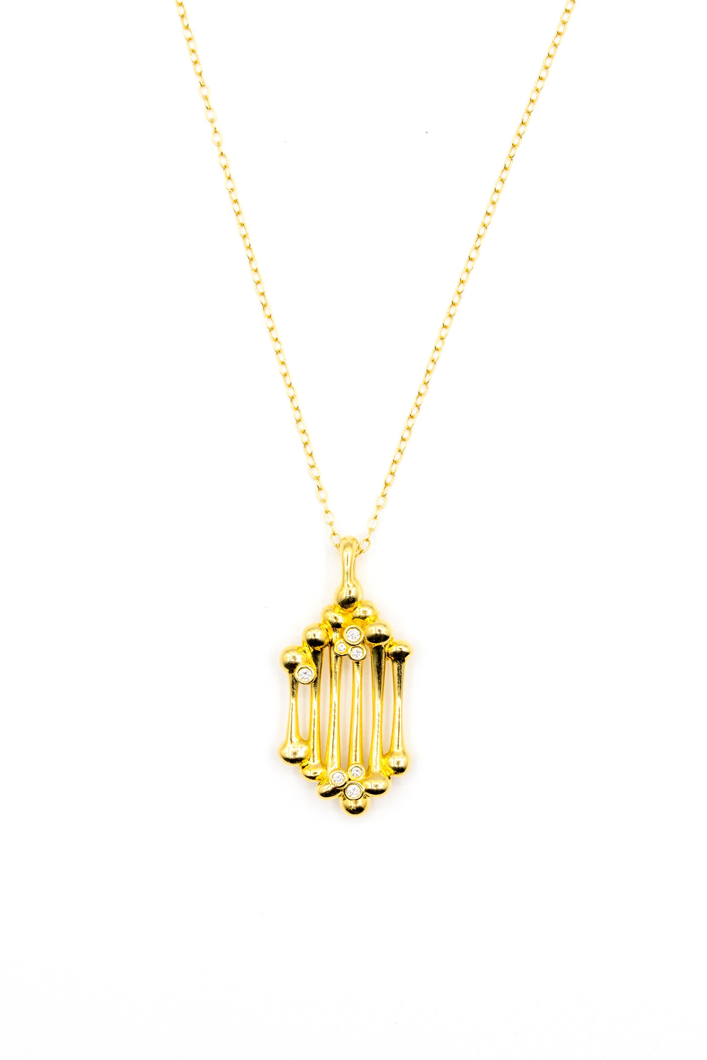 Heritage Chandelier Pendant with Diamonds
