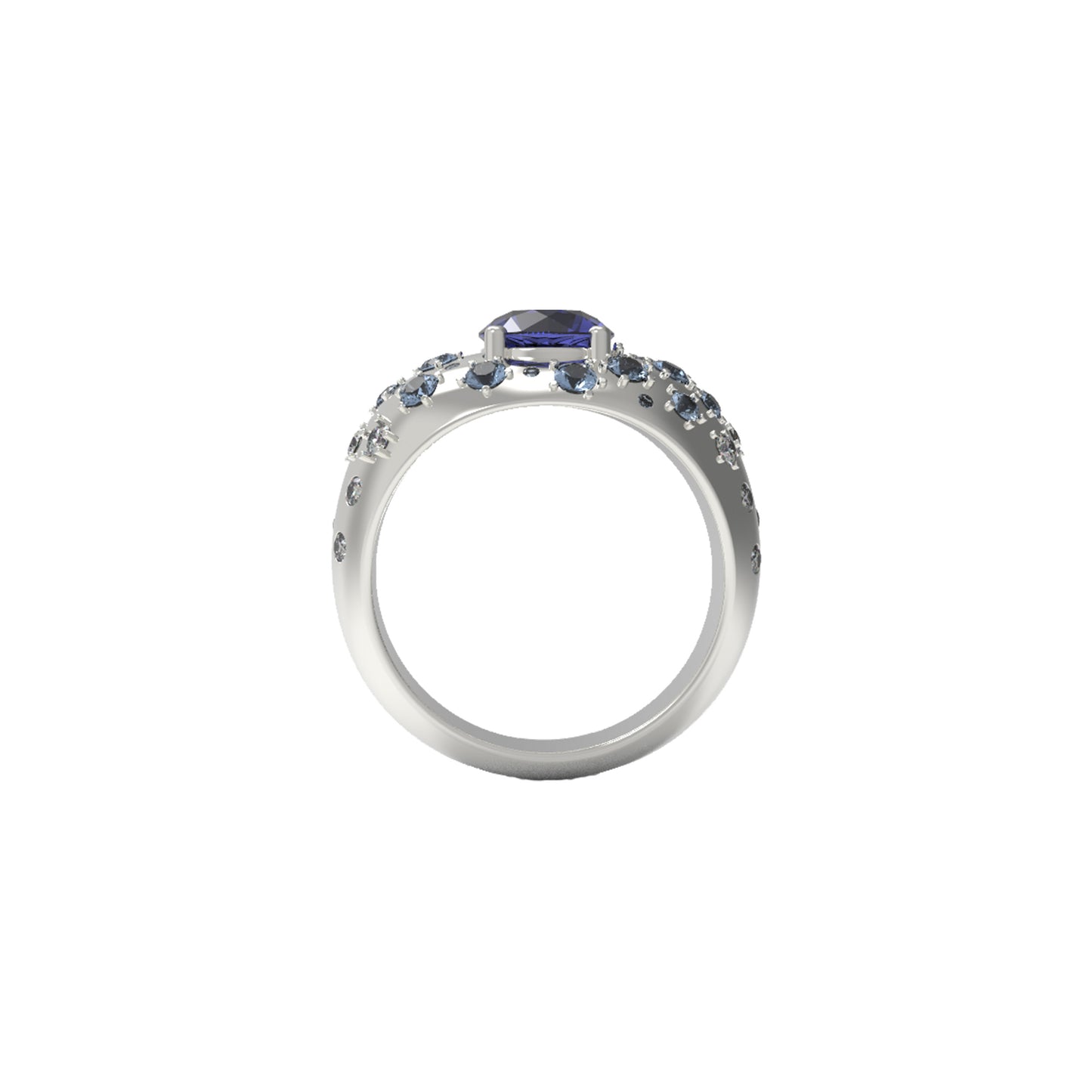 Happy Life Blue Sapphire Ring