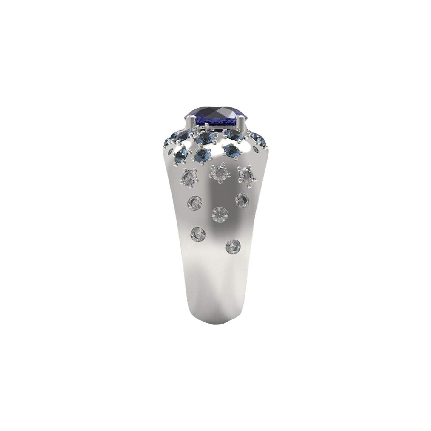 Happy Life Blue Sapphire Ring