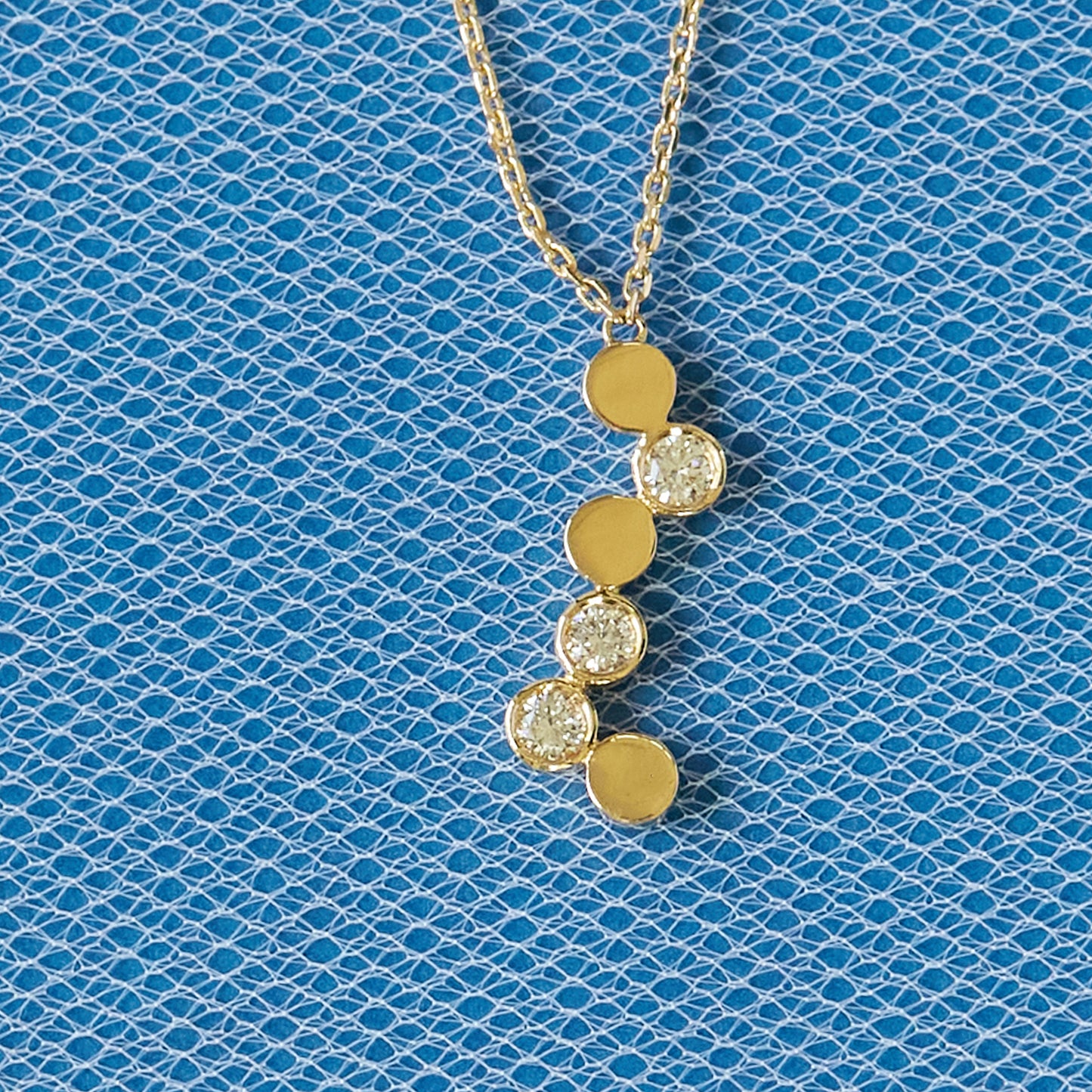 Champagne Bubbles Pendant Necklace