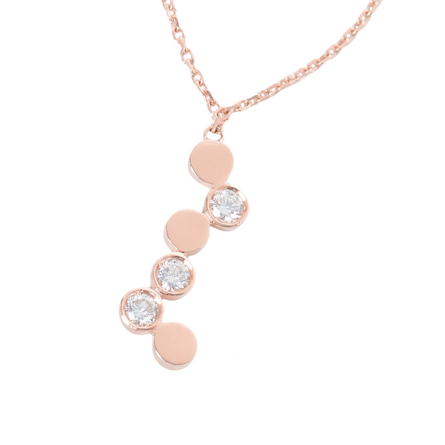 Champagne Bubbles Pendant Necklace