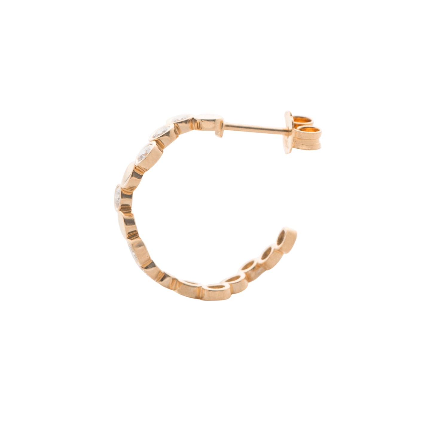 Champagne Bubbles Hoop Earrings