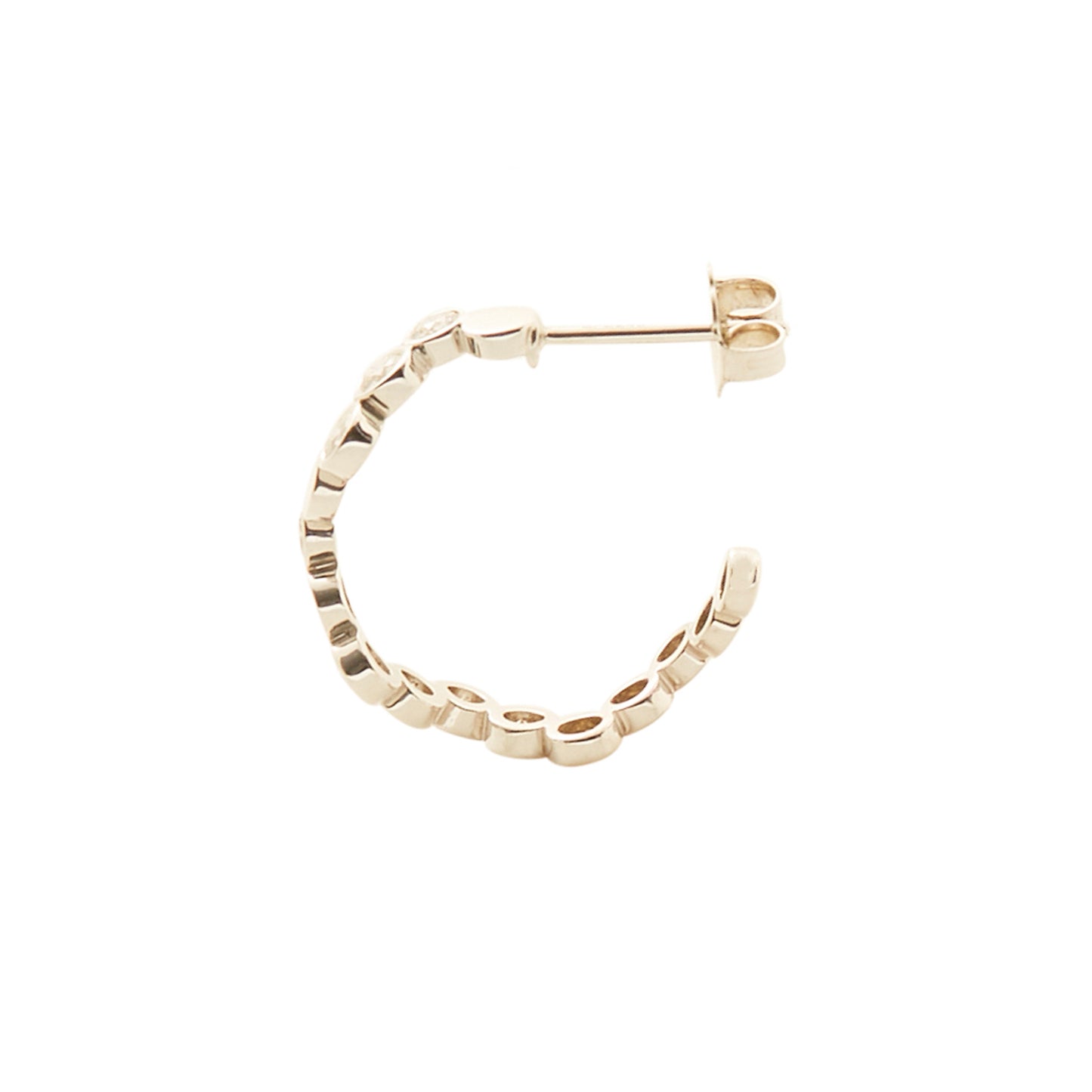 Champagne Bubbles Hoop Earrings
