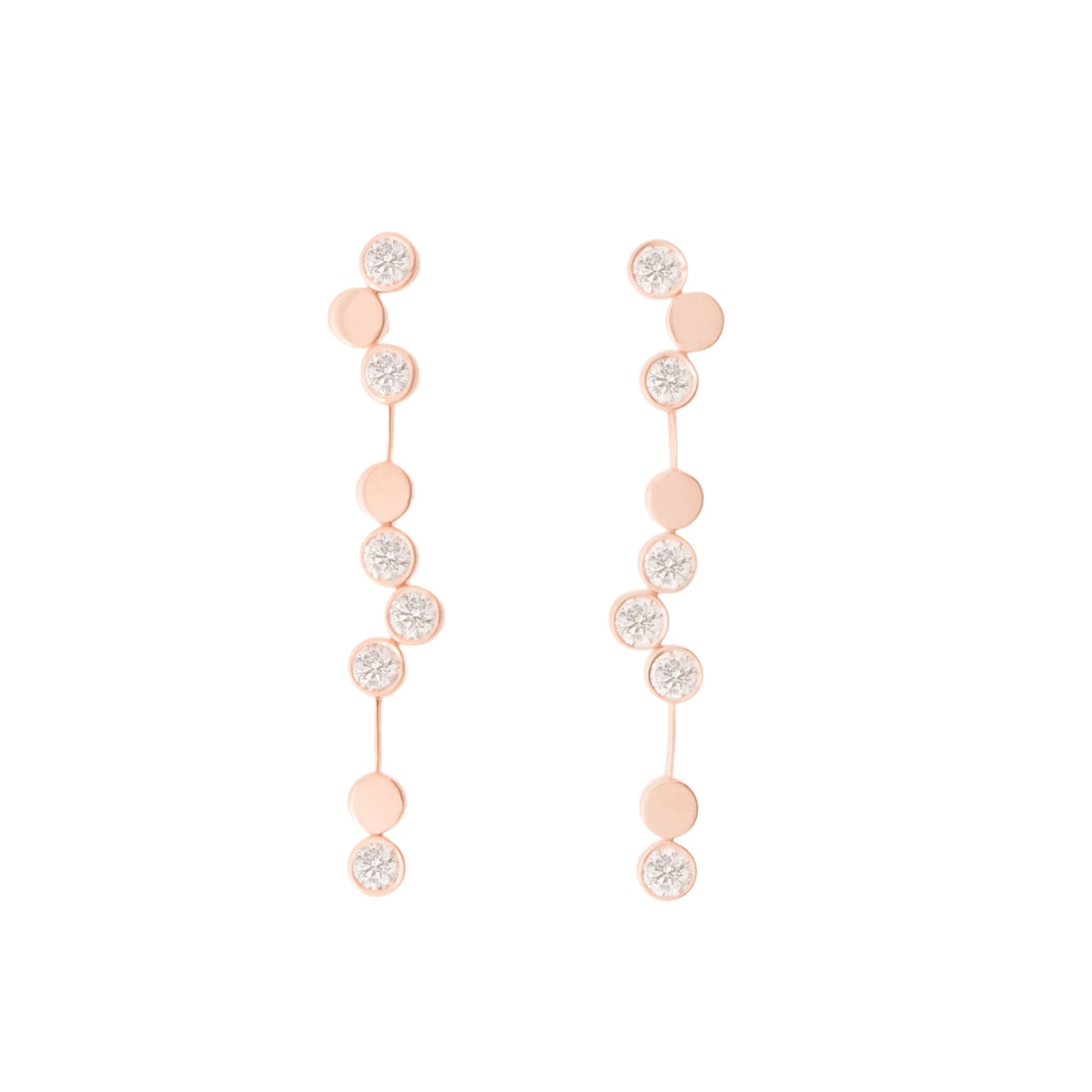 Champagne Bubbles Pindrop Earrings