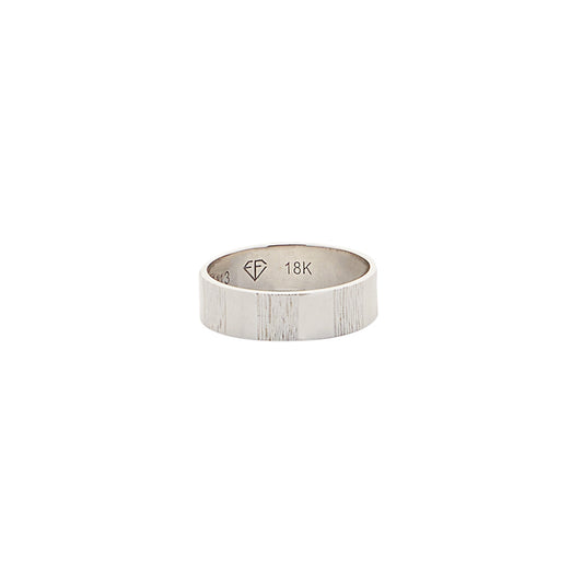 Erin Flynn Defining Lines Ring White Gold