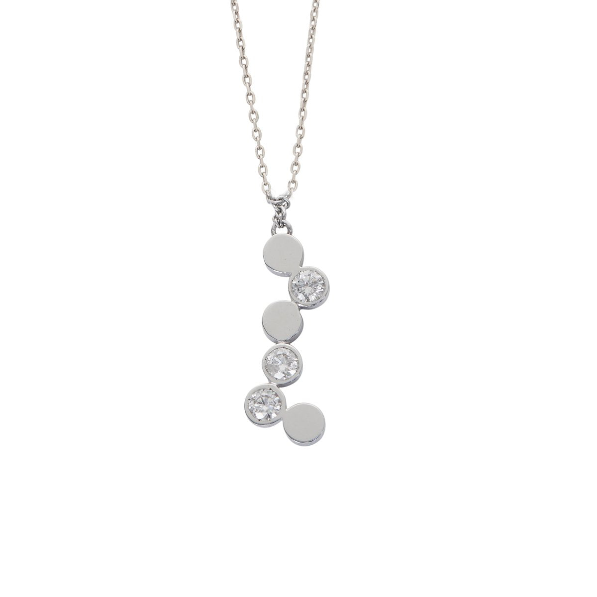 Champagne Bubbles Pendant Necklace