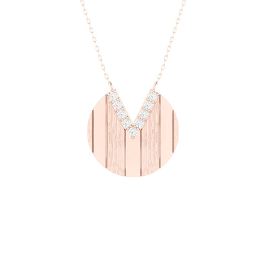 Deep V Pendant Necklace