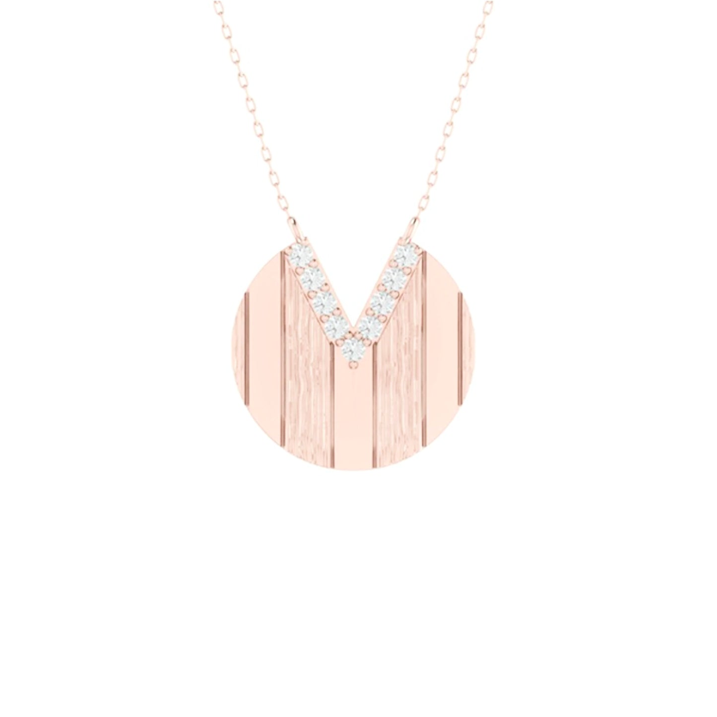 Deep V Pendant Necklace