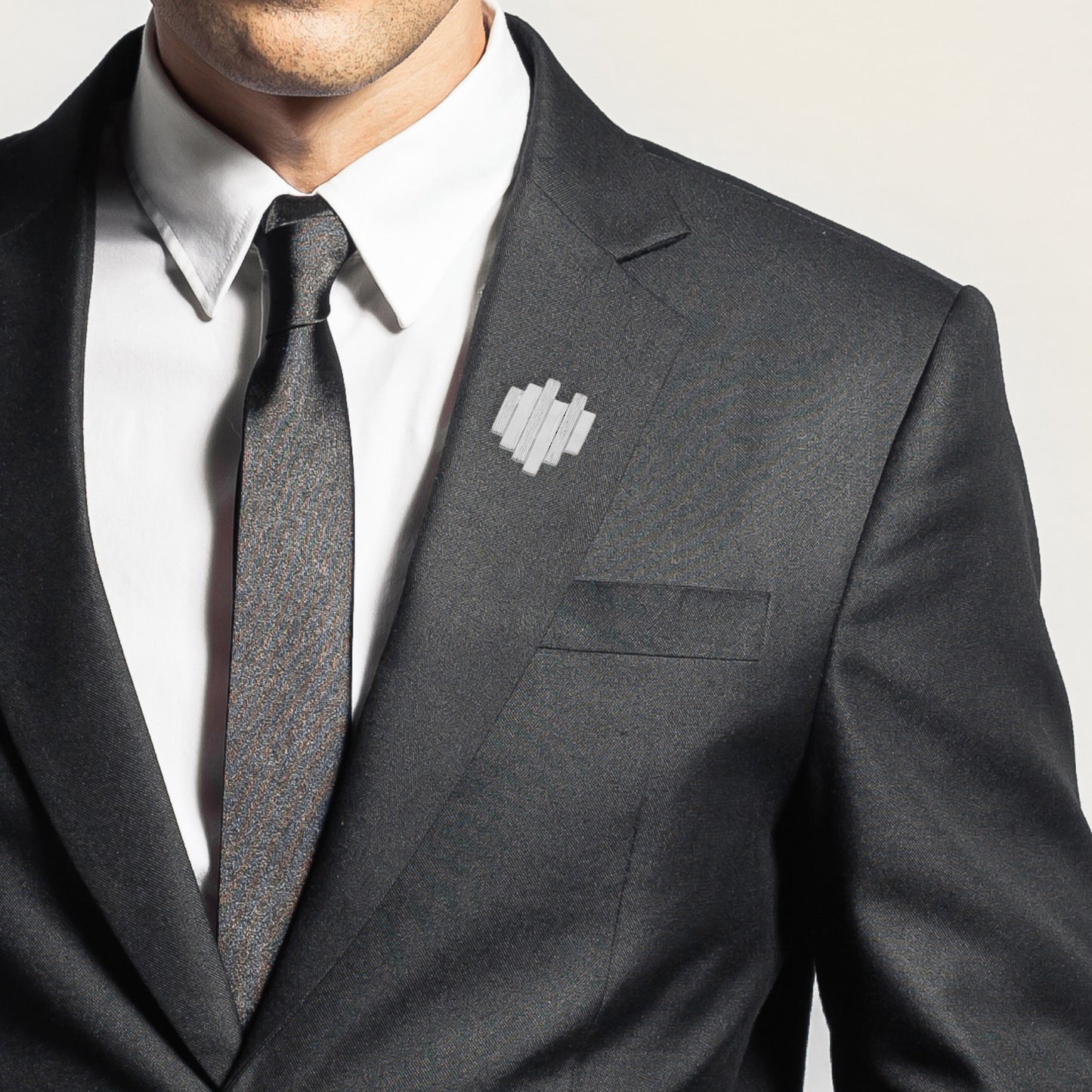 Men's Defining Lines Lapel Pin