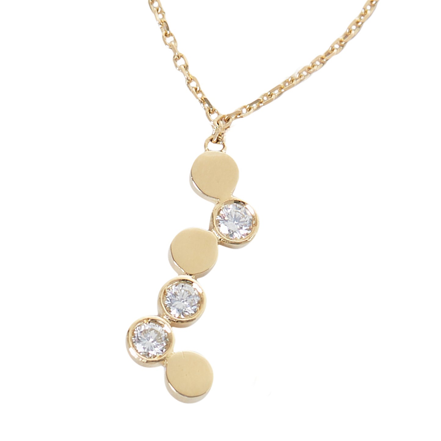Champagne Bubbles Pendant Necklace