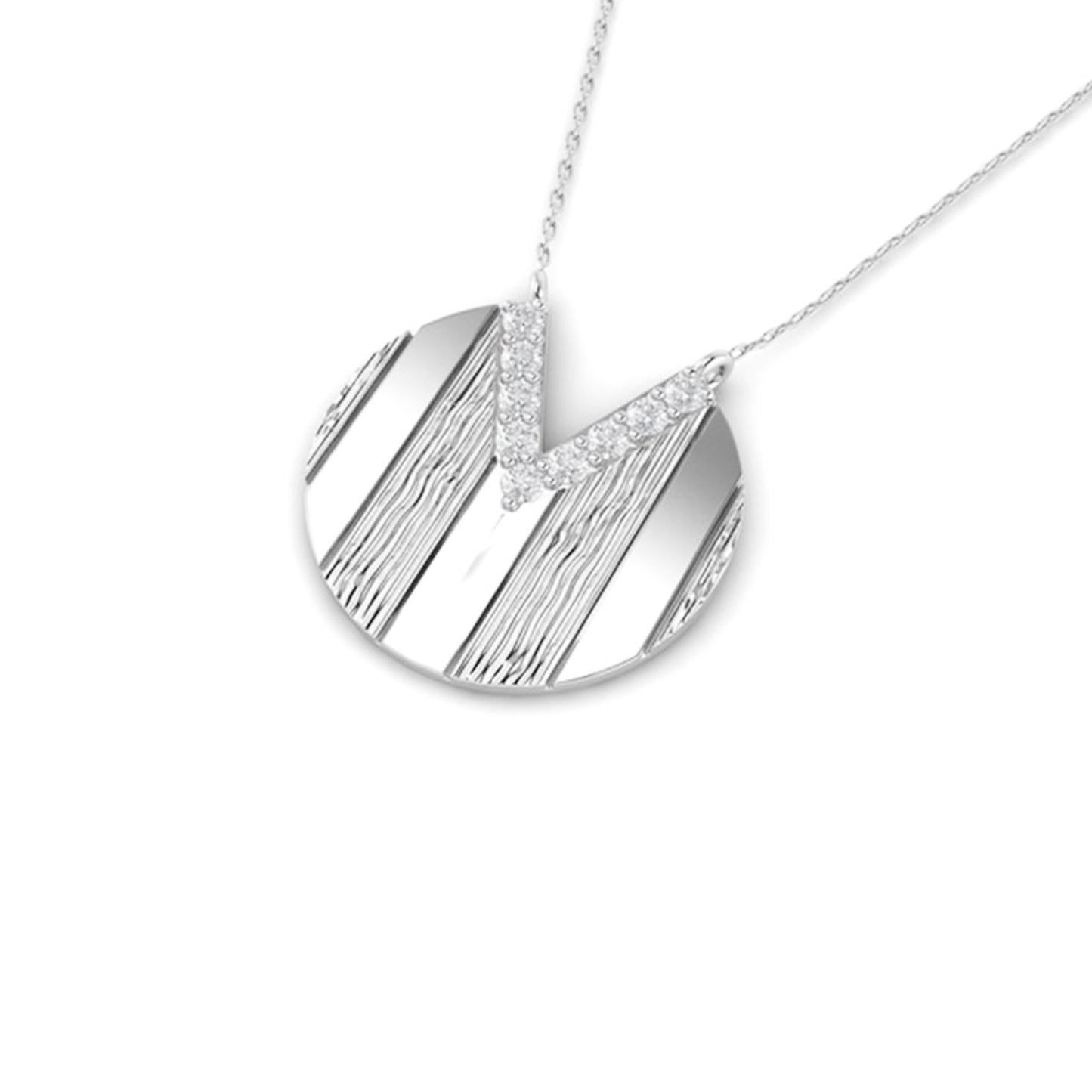 Deep V Pendant Necklace