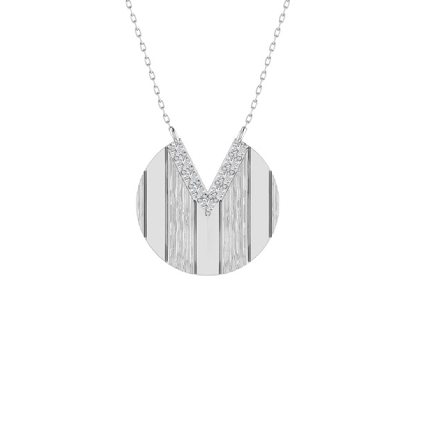 Deep V Pendant Necklace