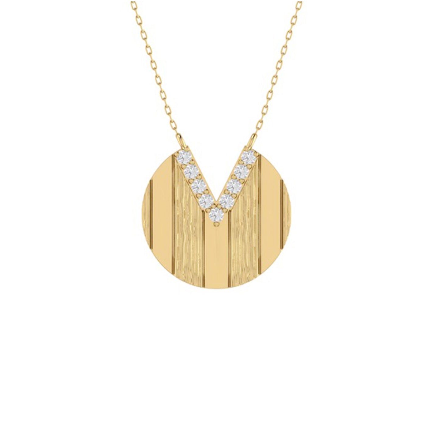 Deep V Pendant Necklace