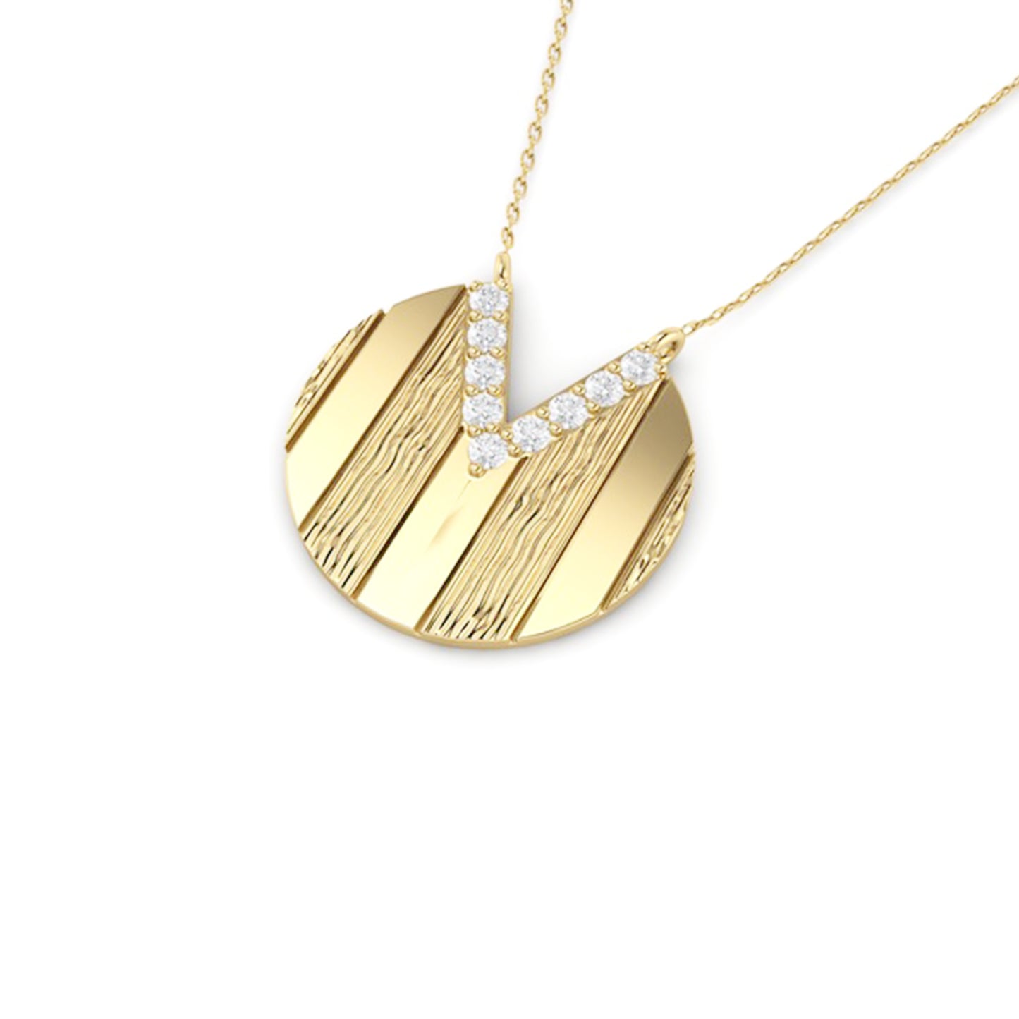 Deep V Pendant Necklace