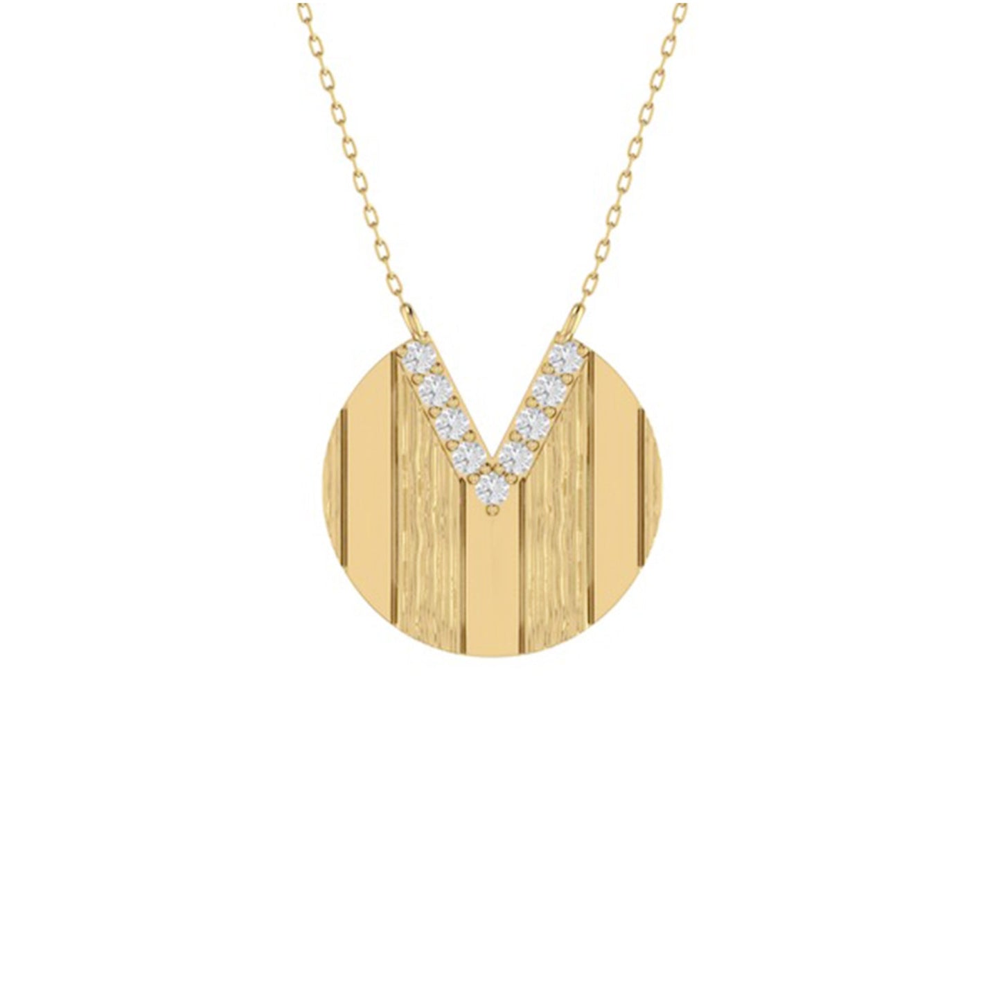 Deep V Pendant Necklace