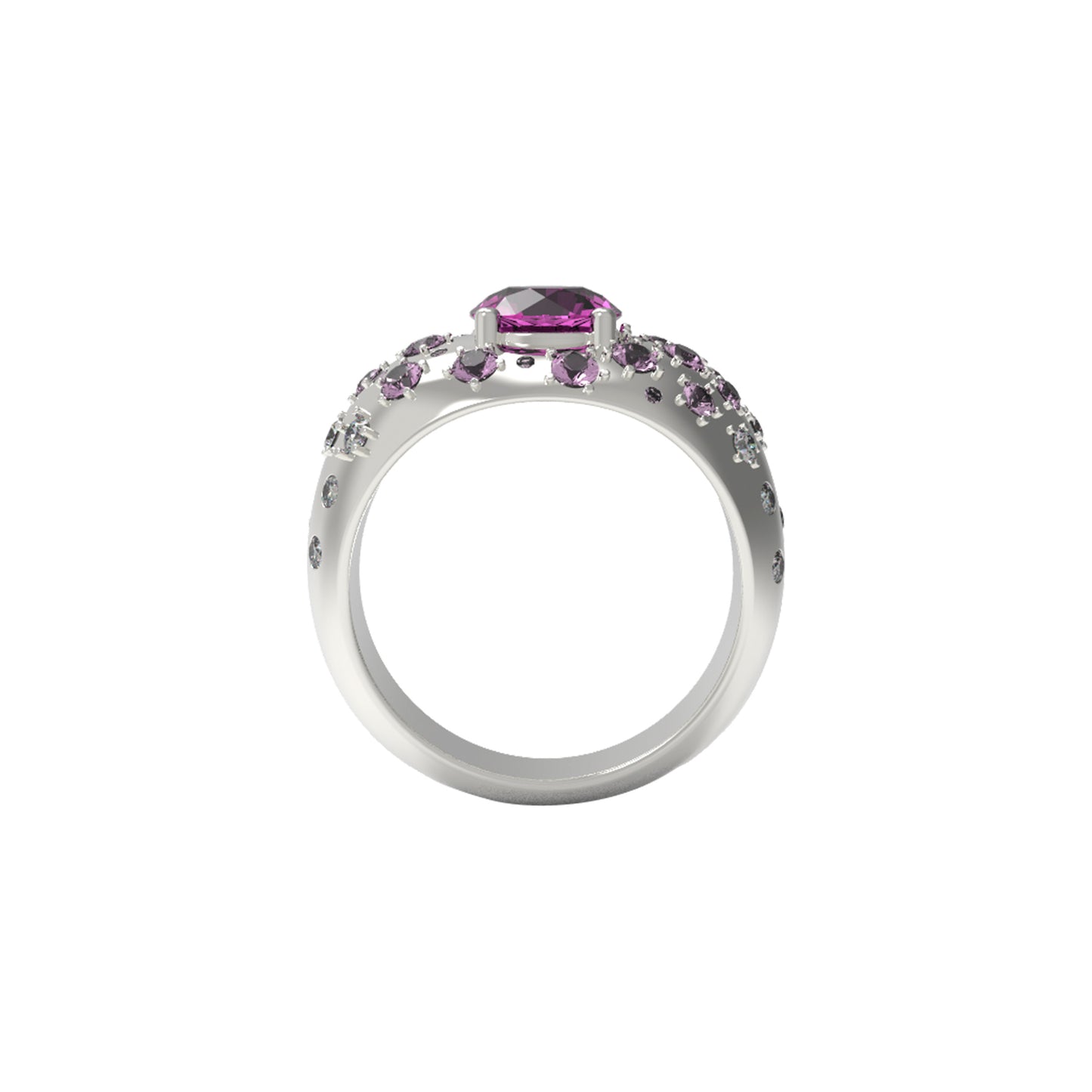 Happy Life Pink Sapphire Ring