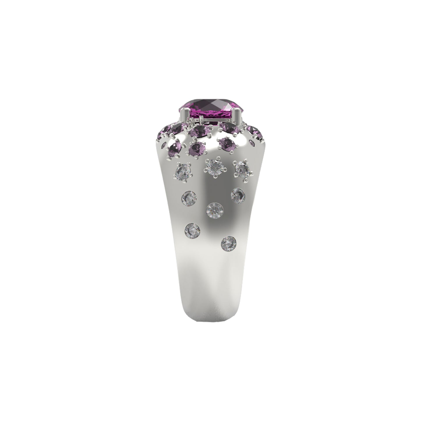 Happy Life Pink Sapphire Ring