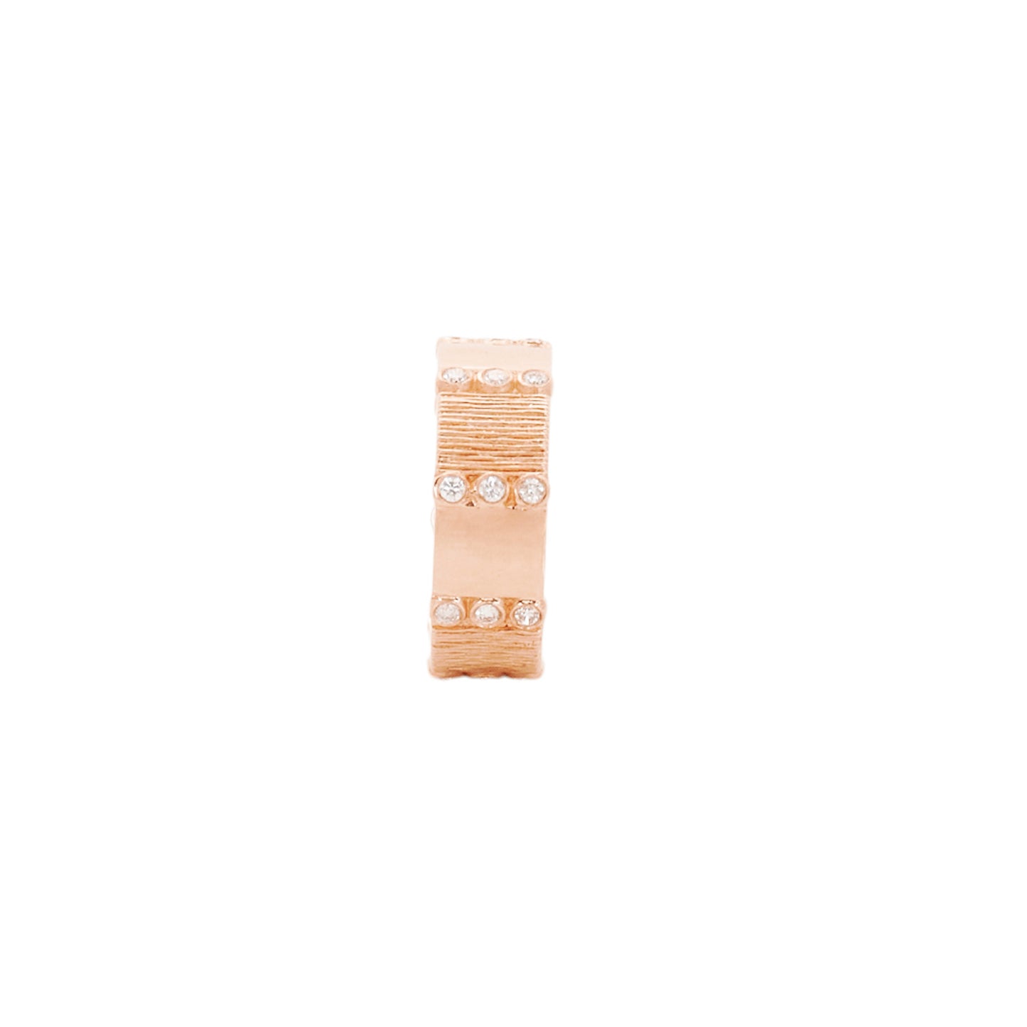 Defining Lines Ring with Diamonds