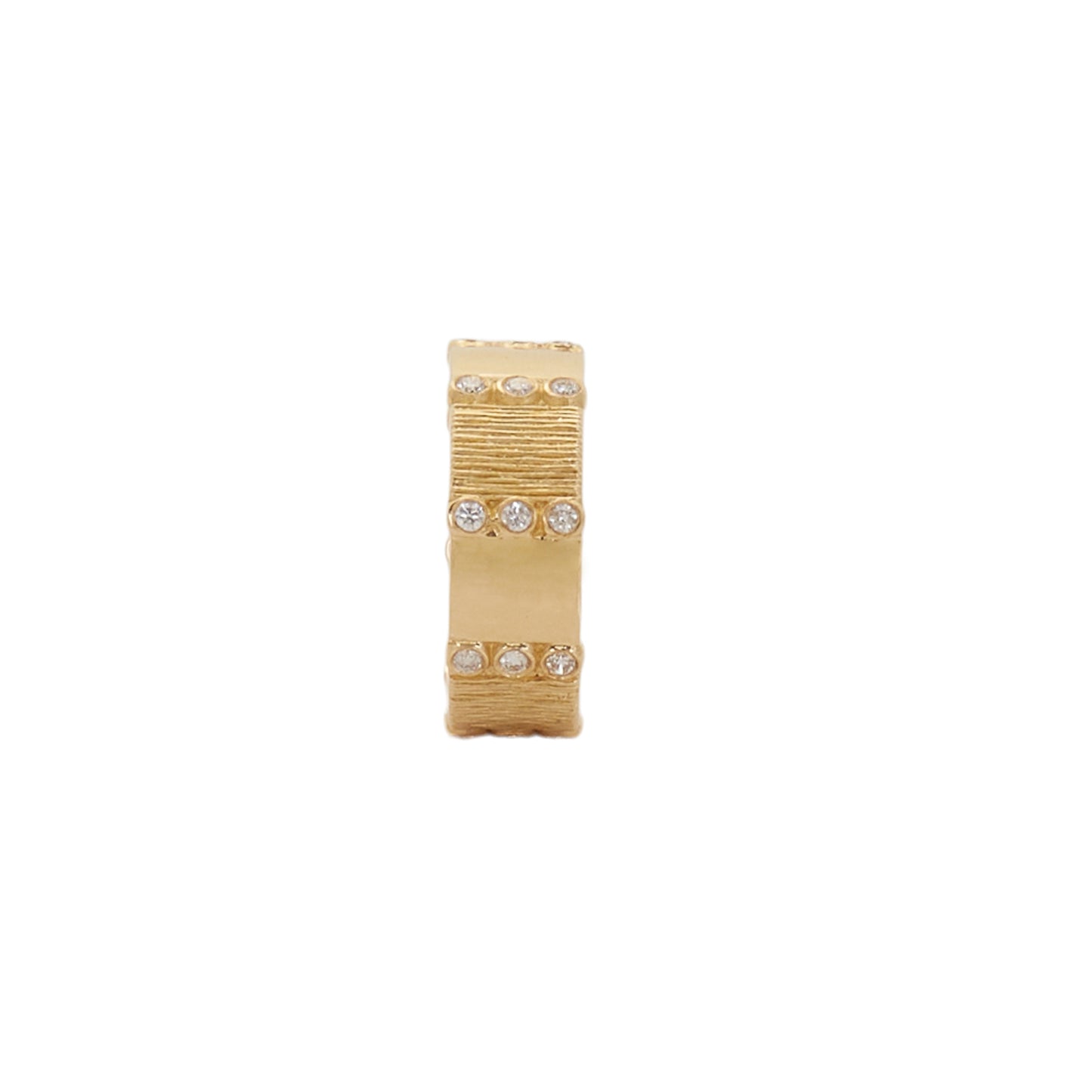 Defining Lines Ring with Diamonds