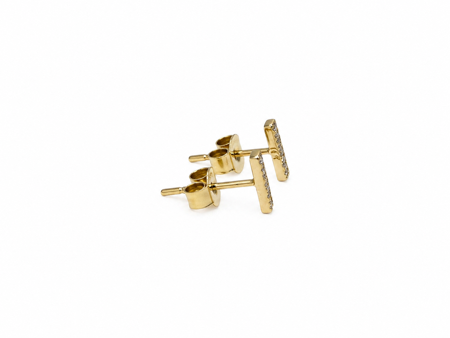 Mini Diamond Bar Studs