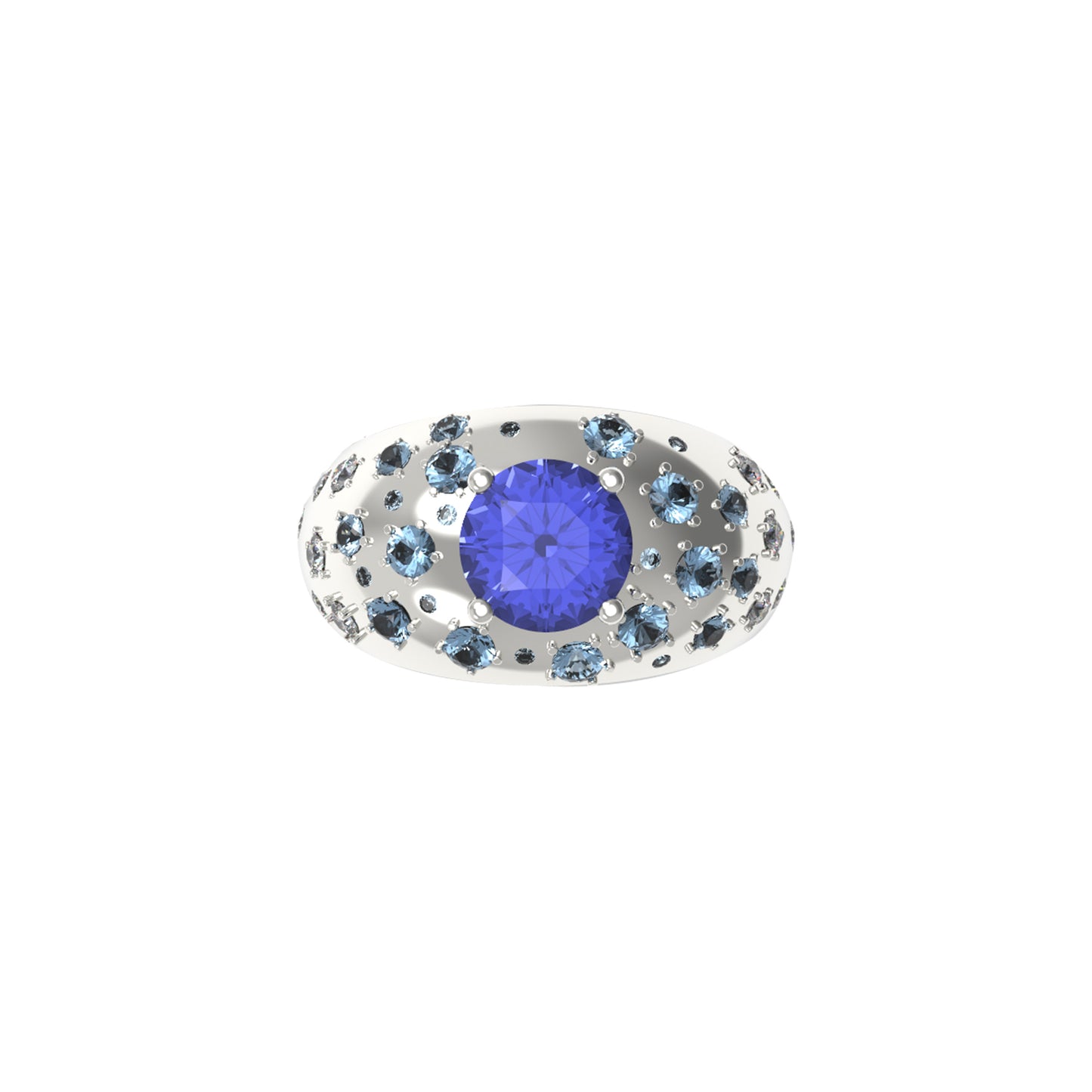 Happy Life Blue Sapphire Ring