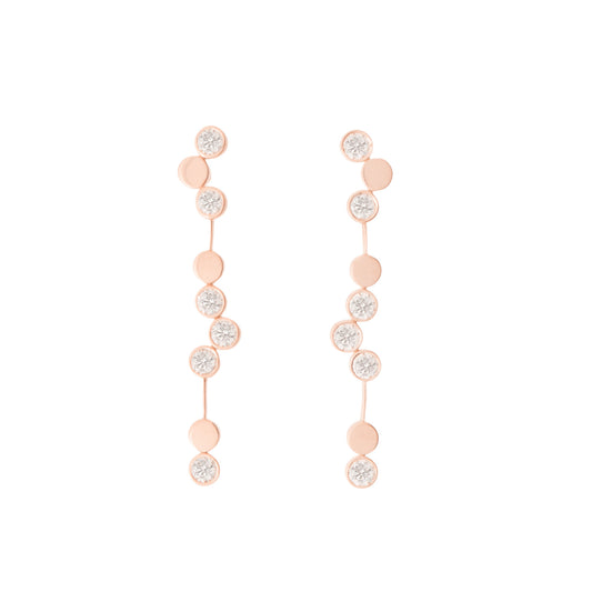 Champagne Bubbles Pindrop Earrings