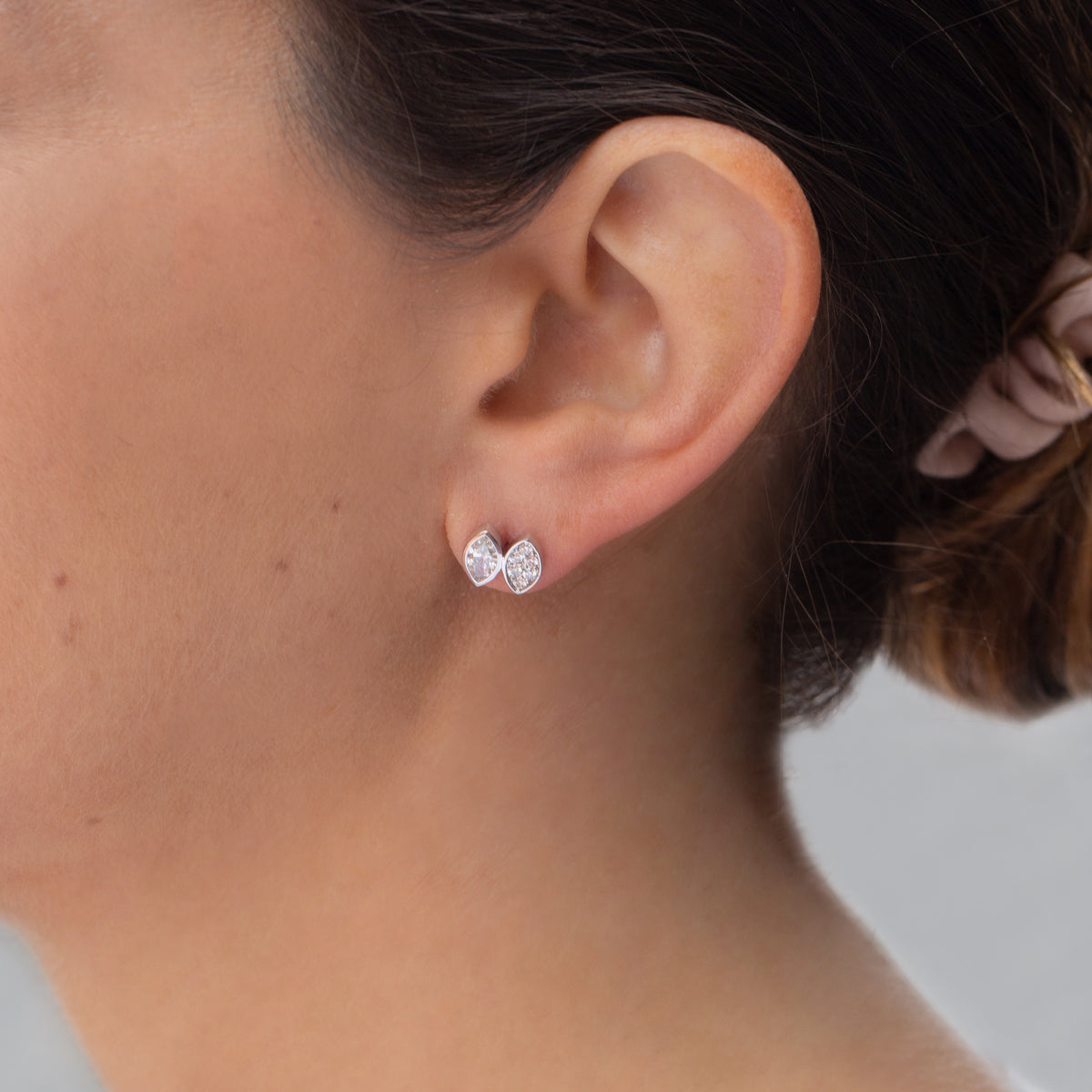 Erin Flynn Megawatt Earrings White Gold