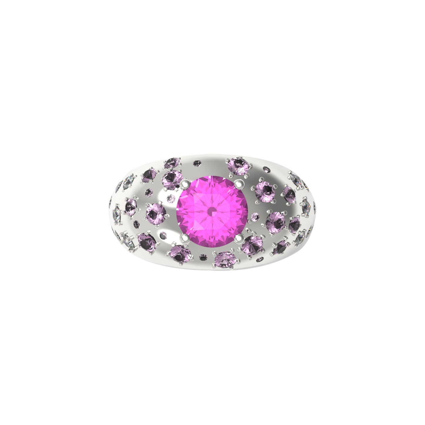 Happy Life Pink Sapphire Ring
